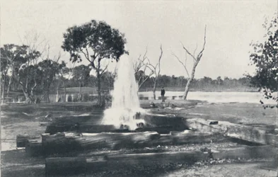 Ein artesischer Brunnen, 1923