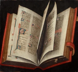 Ein geöffnetes liturgisches Buch