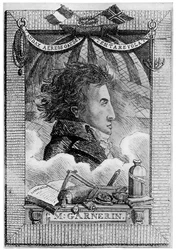 Andre Jacques Garnerin, französischer Aeronaut und erster Fallschirmspringer