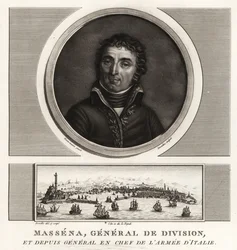 Andre Massena, Herzog von Rivoli, Divisionsgeneral, Oberbefehlshaber der Armee von Italien
