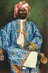 Arabischer Perlenhändler, um 1928
