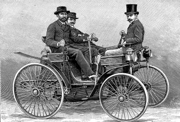 Armand Peugots erstes Auto, 1890