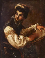 Künstler beim Zeichnen