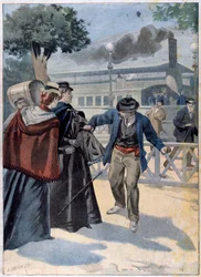 Ermordung Elisabeths von Bayern durch Luigi Lucheni, 1898
