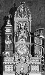 Astronomische Uhr des Straßburger Münsters, 1573, 1870