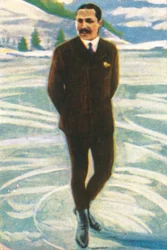 Österreichischer Eiskunstläufer Willi Böckl, 1928