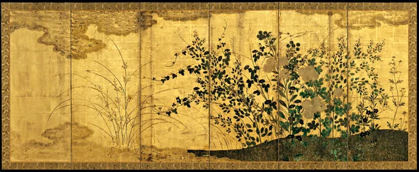 Herbstlandschaft mit Wildgänsen, ca. 1650