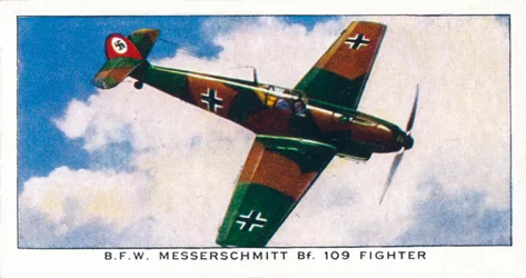 B.F.W. Messerschmitt Bf. 109 Jagdflugzeug, 1938