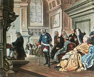Bach besucht Friedrich den Großen