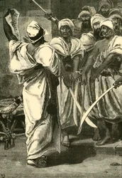 Bagaeus überbringt seine Botschaften an die persische Wache, 1890