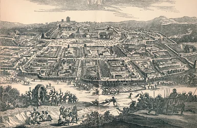 Banza Lovangri, die Hauptstadt des ehemaligen Königreichs Lovango, ca. 1670, 1903