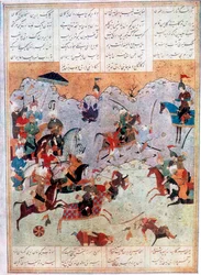 Schlacht zwischen Alexander und dem persischen König Darius III., 4. Jahrhundert v. Chr.