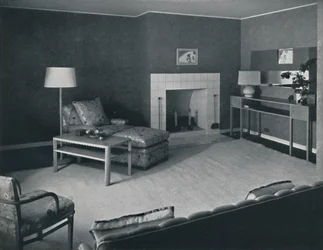 Schlafzimmer im Haus von Herrn Anatole Litvak in Saint Monica, Kalifornien, 1942