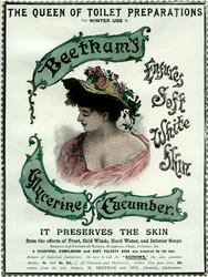 Beethams Glycerin- und Gurkencreme, 19. Jahrhundert