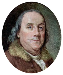 Benjamin Franklin, um 1782
