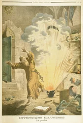Berthold Schwart, deutscher Franziskanermönch und Alchemist des 14. Jahrhunderts, 1901
