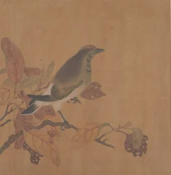 Vogel auf Zweig