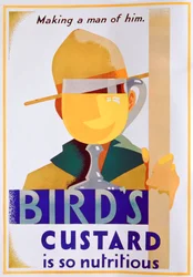 Birds Custard Werbung, 1930