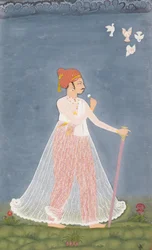 Bishen Singh als junger Mann, ca. 1780