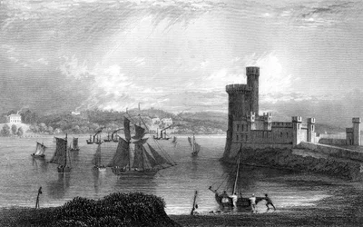Black Rock Castle, nahe Cork, 19. Jahrhundert