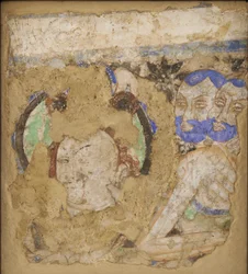 Bodhisattvas und Mönche, aus Höhle 224