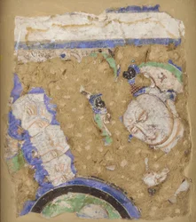 Bodhisattvas und Mönche, aus Höhle 224