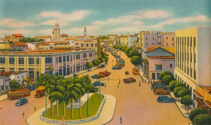 Bolivar Boulevard, Barranquilla, um 1940