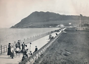 Bray - Die Promenade und Bray Head, 1895