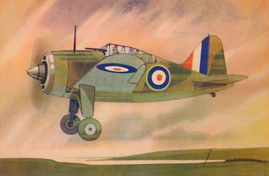 Brewster Buffalo Jagdflugzeug, ca. 1944