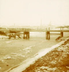 Brücke bei Poperinge, Flandern, Belgien, um 1914-1918