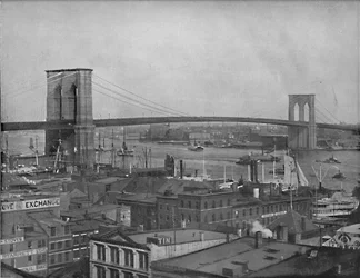 Brooklyn Bridge, New York, ca. 1897
