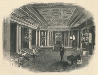 Buckingham Palace: Die Marmorgalerie, 1886
