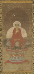 Buddha auf einer Matte aus Kusa-Gras thronend, 17. Jahrhundert