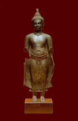 Buddha Khmer-Kunst, Kambodscha, 14. Jahrhundert