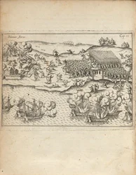 Buenos Aires aus Vera historia... von Ulrich Schmidel, 1599