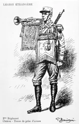 Hornist, 2. Regiment der Französischen Fremdenlegion, 20. Jahrhundert
