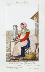 Café-au-lait-Verkäufer, 1826