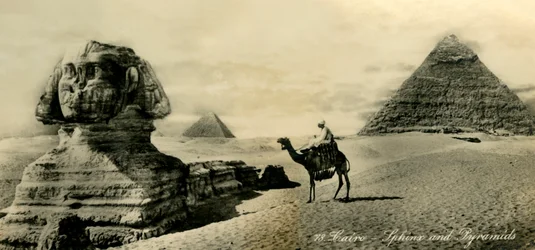 Kairo - Sphinx und Pyramiden, ca. 1918-1939