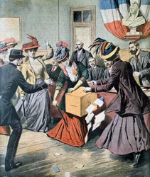 Kampagne für das Frauenwahlrecht in Belgien, 1908