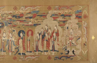 Kanonisierungsrolle von Li Zhong, Kolophon datiert 1641