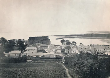 Carlingford - Ruinen von Carlingford Castle, 1895