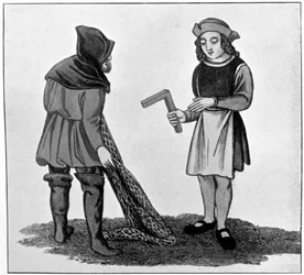 Zimmermann und Fischer, 15. Jahrhundert, 1910