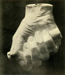 Abguss von Lincolns rechter Hand, 1860, 1930
