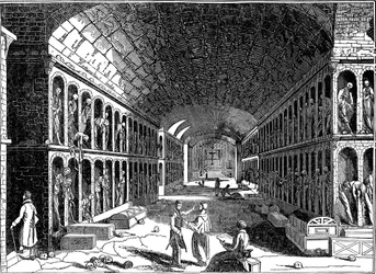 Katakombe des Kapuzinerklosters, Palermo, Sizilien, 1833