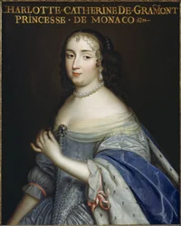 Catherine Charlotte de Gramont 1638-1678, Prinzessin von Monaco und Herzogin von Valentinois, ca. 1665