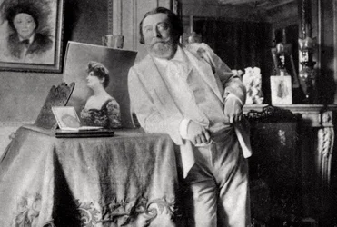 Catulle Mendes, französischer Dichter und Schriftsteller, 1906