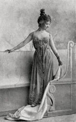 Cecile Sorel, französische Schauspielerin, 1893