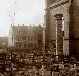 Friedhof, Nieuwpoort, Flandern, Belgien