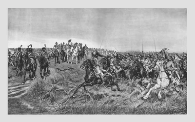 Angriff der französischen Kürassiere, Ende des 19. Jahrhunderts