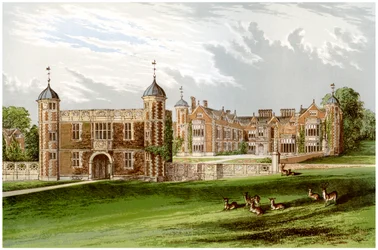 Charlecote Park, Warwickshire, Heim der Familie Lucy